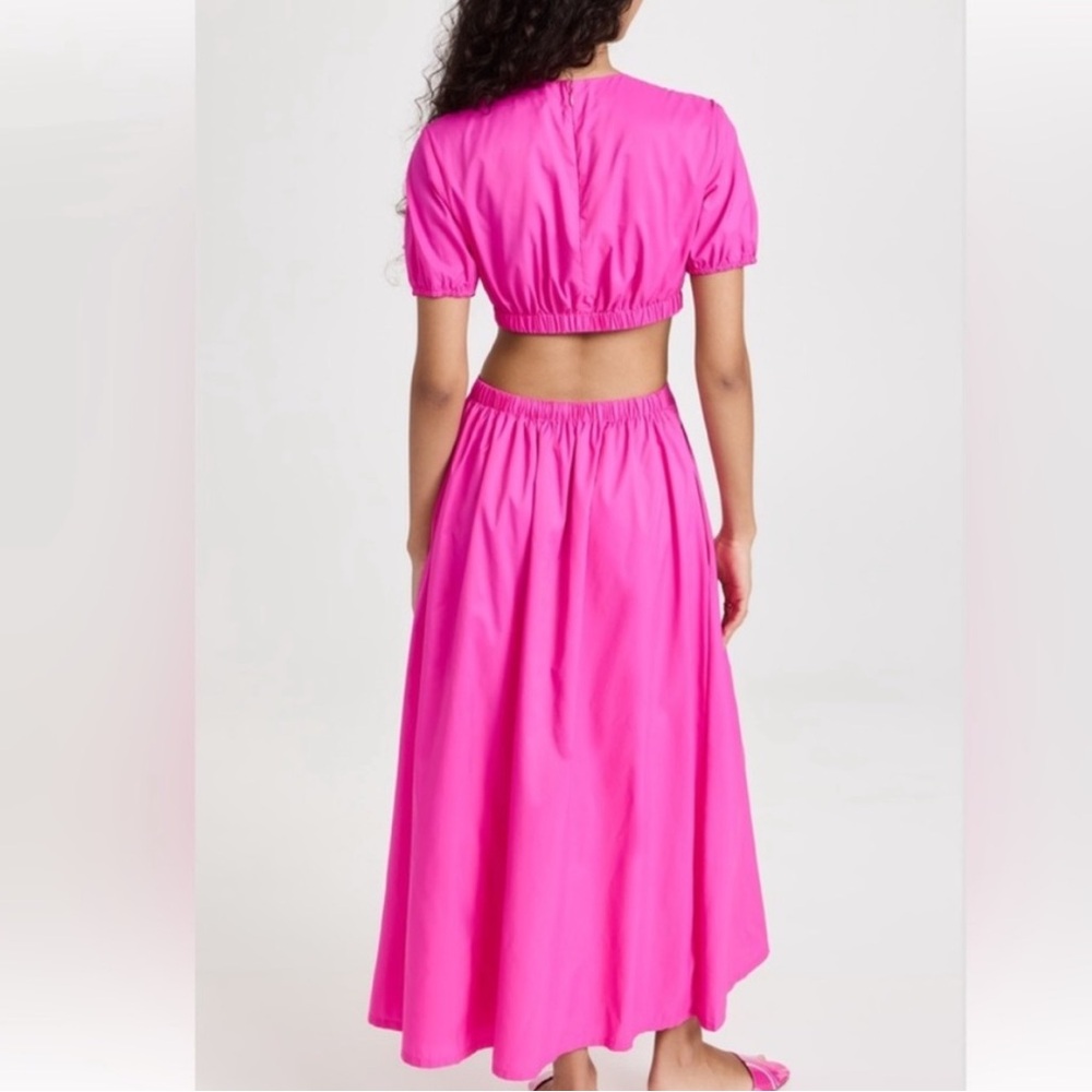 NEW Staud Calypso Cutout maxi Dress
Bougainvillea Pink, SMALL 1632 - Picture 3 of 9